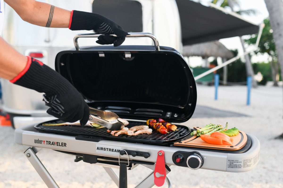 Portable grills and external propane ports Airstream Support